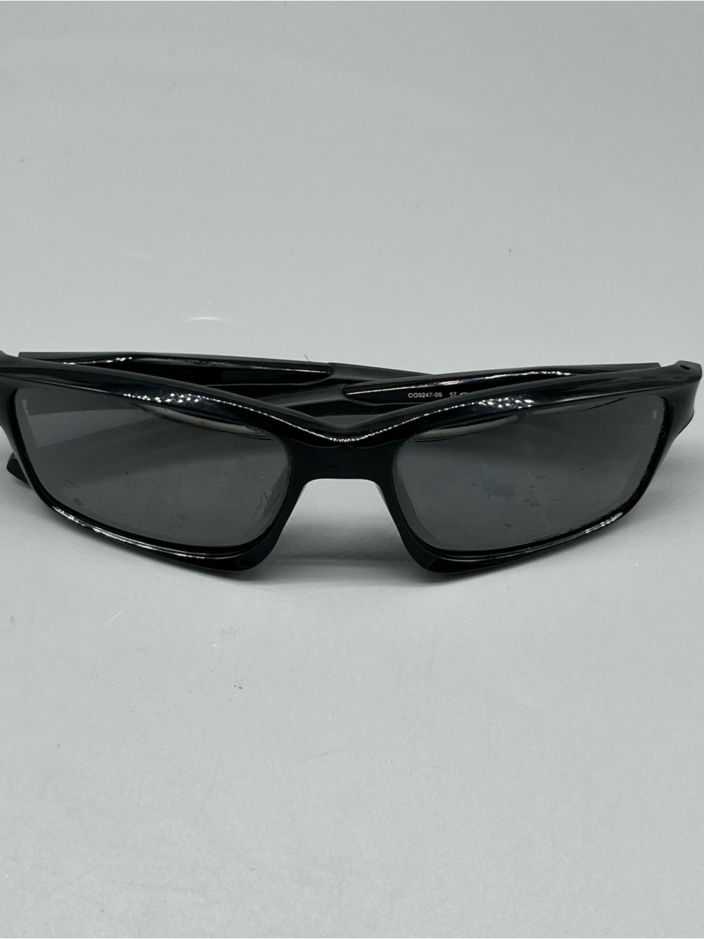 Mens Oakley Chainlink Sunglasses Black Ink Frames Only 009247-09 Lense Damage